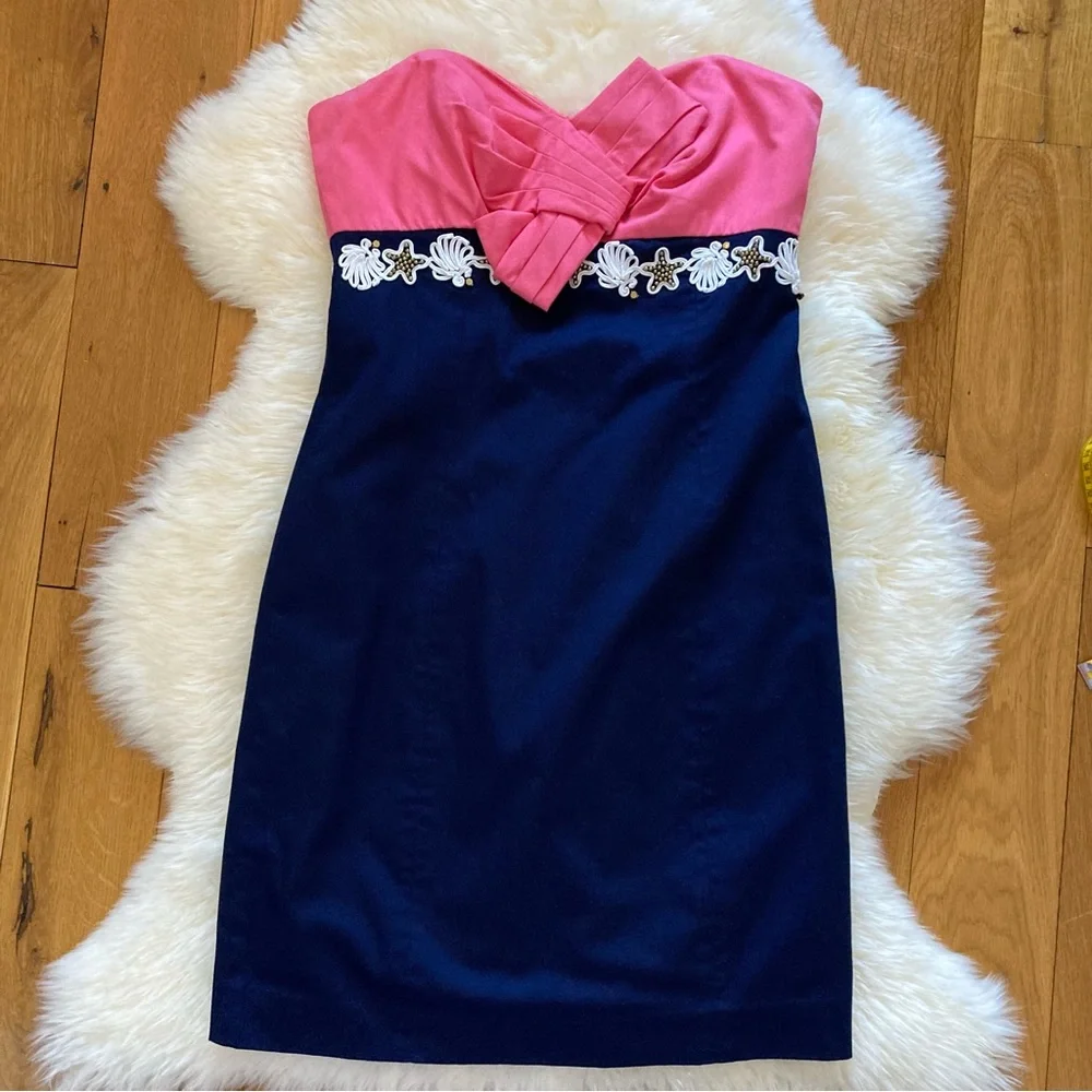 Lilly Pulitzer Krissa Colorblock Dress Size 0 - Picture 3 of 15